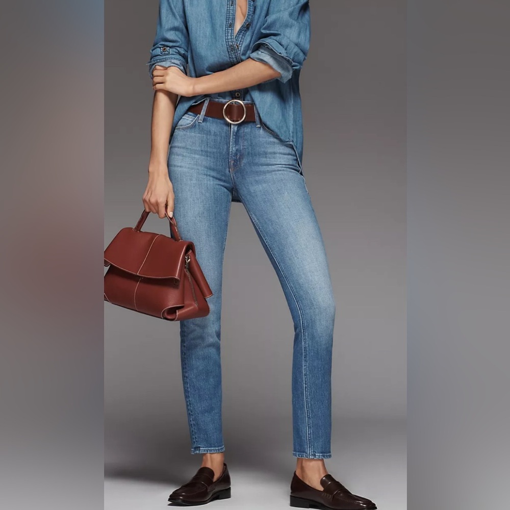 MOTHER “LIL MID RISE DAZZLER ANKLE” WASH: WHEN THE TIME IS RIGHT *27 P